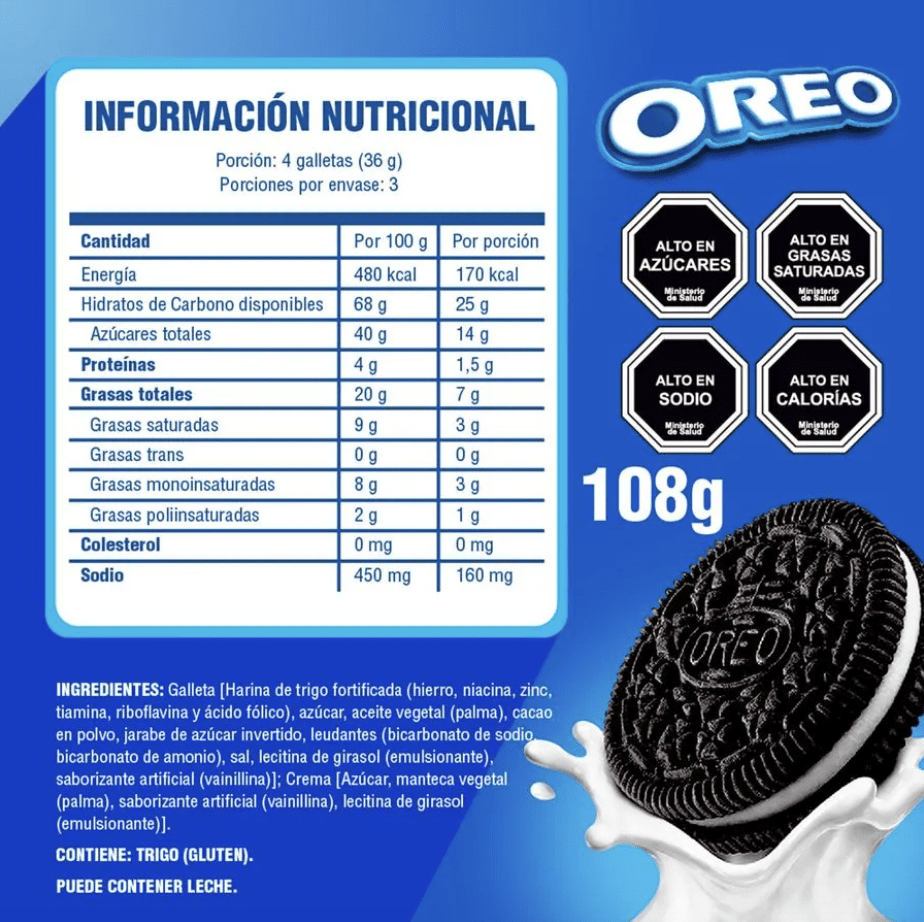 OREO CLÁSICA 108 GR2