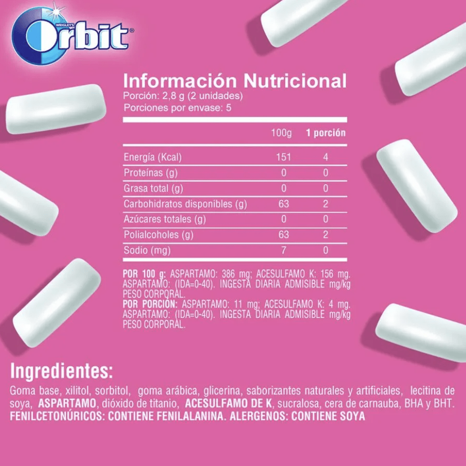 ORBIT BUBBLEMINT 10 UN.2