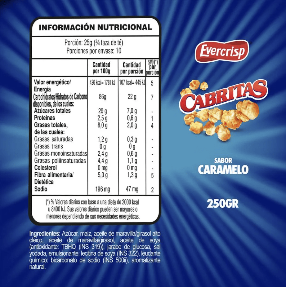CABRITAS CARAMELO 250 GR2
