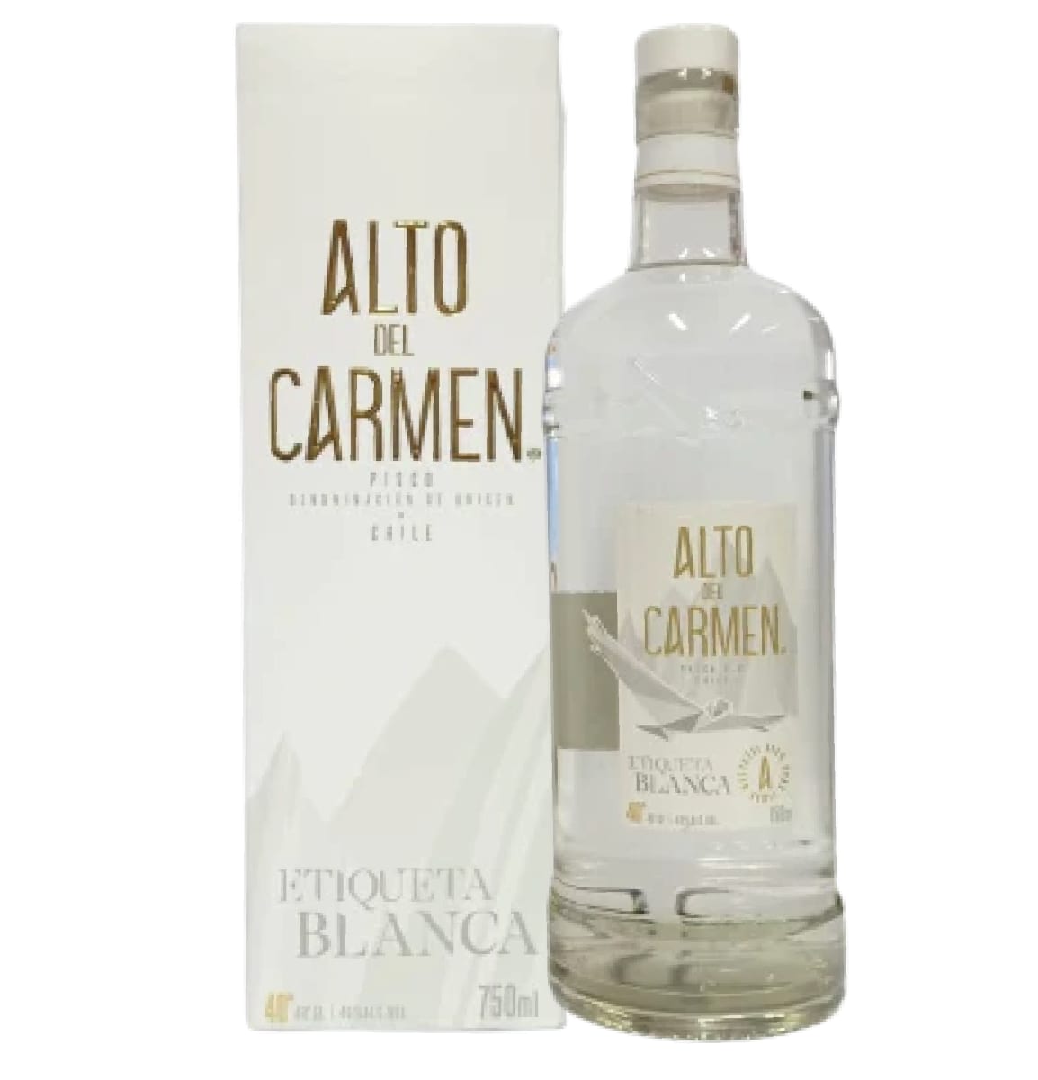 ALTO DEL CARMEN ETIQUETA BLANCA 40° 750CC 0