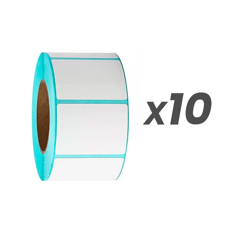 Cinta De Etiquetas Térmicas 14x40mm - 3 Rollos Para Etiquetadora Bluetooth | Sin Tinta, Resistente Al Agua Y Fácil De Usar