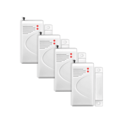 Pack 4 Sensores Magnético Inalámbrico Alarma 4G / WIFI / GSM