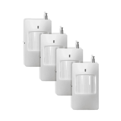 Pack 4 Sensores Movimiento Inalámbrico Con Antena