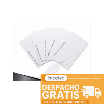 Pack 100 Unidades Tarjeta Rfid 125 Khz Impotec 3