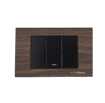 Interruptor Conmutador Simple 9/24  UltraSmart  Wood 1
