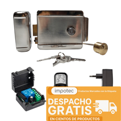 Cerradura Eléctrica Relé Inalámbrico Apertura Control Remoto 2