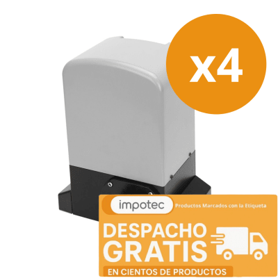 Pack 4  Kit Motor Porton Automatico 1000KG