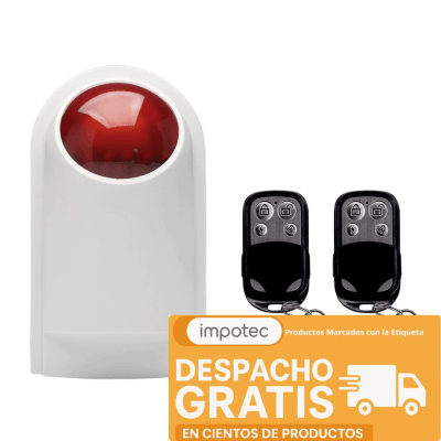 Alarma Comunitaria Económico 2 Control Remoto