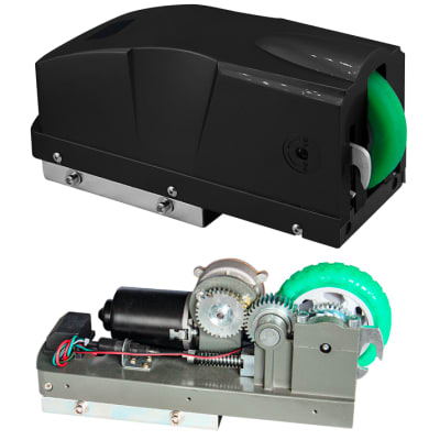 Kit  Porton Automatico batiente 4MT 250KG 1Hoja Rueda 4