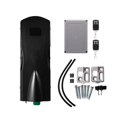 Kit  Porton Automatico batiente 4MT 250KG 1Hoja Rueda 1