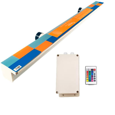 Kit Cascada Cortina De Agua Luz Led 90 Cm / Controlador