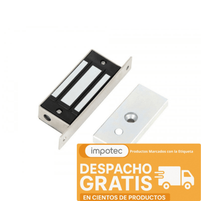 Cerradura Magnetica 60kg Empotrada / 132lb 24v Seguridad Puerta