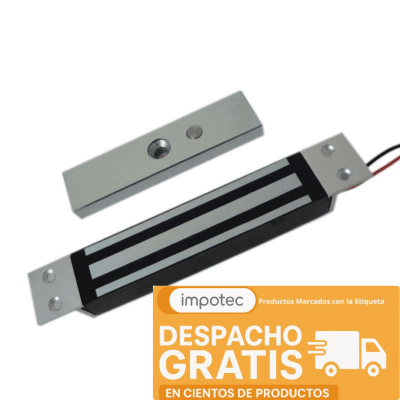 Cerradura Retenedor Electromagnetica Empotrada180KG 12V 3