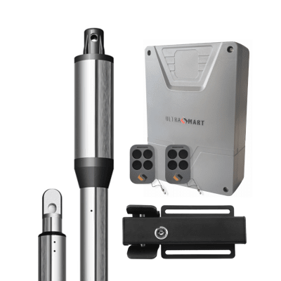 Kit Porton Automatico Batiente 1 Hoja 200kg 2,5 Mt + Cerradura Electrica 1