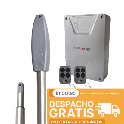 Kit Batiente 1 Brazo 5 mt 300Kg + Cerradura 5