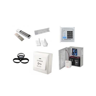 Kit Completo Control de Acceso con Cerradura 280kg + Batería de Respaldo 2