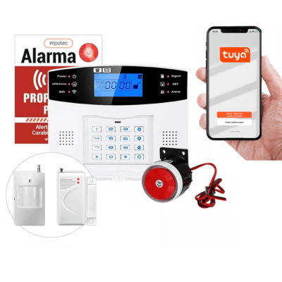 Alarma Wifi 4G 2 Sensores / Impotec 1
