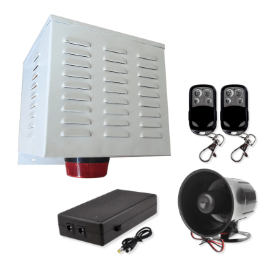 Alarma Comunitaria 20 Watts + UPS Respaldo + 2 Controles  / IMPOTEC 1