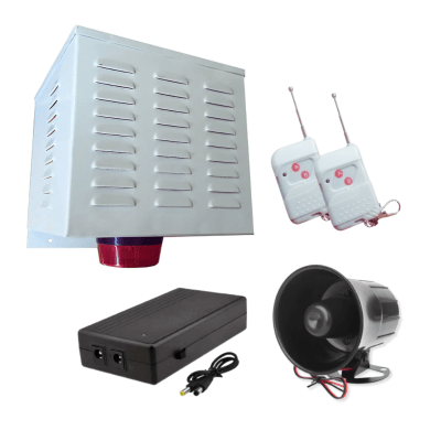 Alarma Comunitaria 20W 120dB + UPS Respaldo / IMPOTEC 2