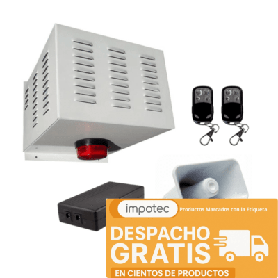 Alarma Comunitaria 130dB 30W + UPS de Respaldo + 2 Controles / IMPOTEC 1