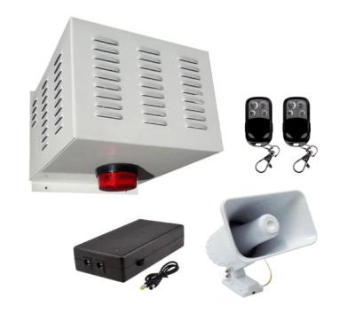 Alarma Comunitaria 130dB 30W + UPS de Respaldo + 2 Controles / IMPOTEC 2