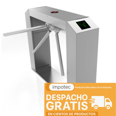 Torniquete Control de Acceso Acero Inoxidable 3