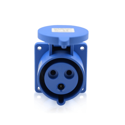 Enchufe Industrial Hembra Embutido 16A 220V 2P+T STANFORD 3