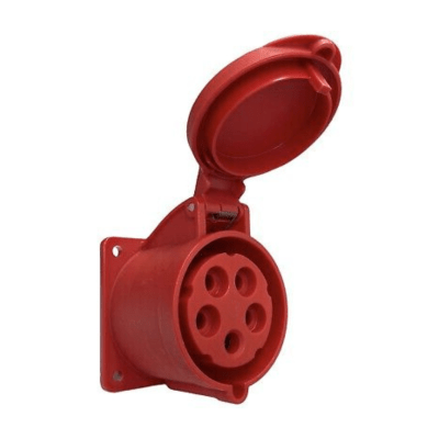 Enchufe Industrial Hembra Embutida 16A 380V 3P+N+T STANFORD 1