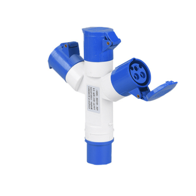 Enchufe Industrial Derivación 3 Hembra16A 220V 2P+T STANFORD