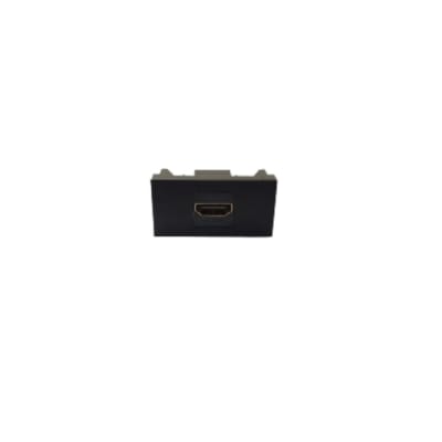 Modulo Terminal HDMI Linea Crystal Black 1