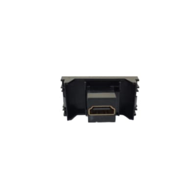 Modulo Terminal HDMI Linea Crystal Black 3