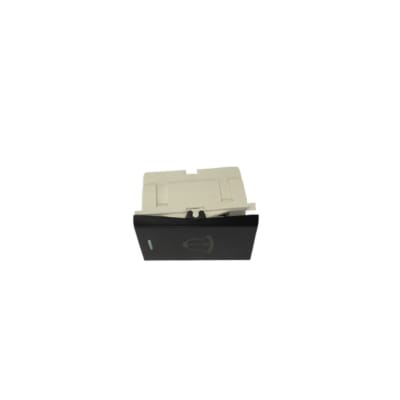 Modulo Interruptor Timbre Linea Crystal Black 2