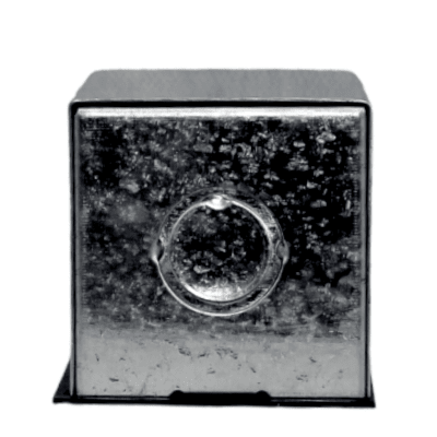 Caja A01 con Tapa Pre-galvanizada 100X65X65 2