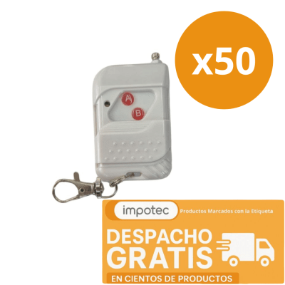 Pack 50 Controles Remotos Para Alarma Comunitaria