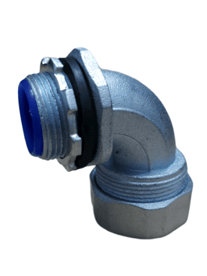 Conector Curvo Para Flexible Metálico 20mm 3