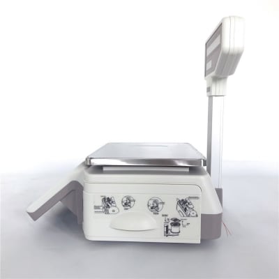 Balanza Digital Con Impresora Termica de Etiquetas Codigo Barra 6