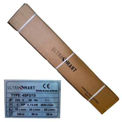 Bomba Pozo Profundo 1HP 3m3/H 3