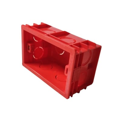 Caja de distribución embutida 10,5x6,7x5 cm 2