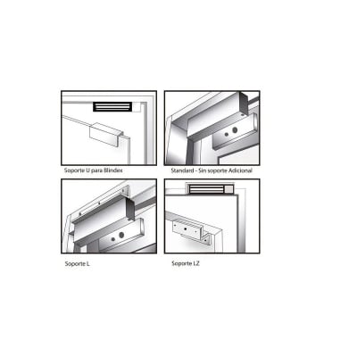 Cerradura Magnetica 60kg / 132lb 24v Seguridad Puerta 1