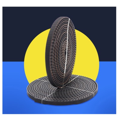 Correa Plástica Dentada 7mt 4