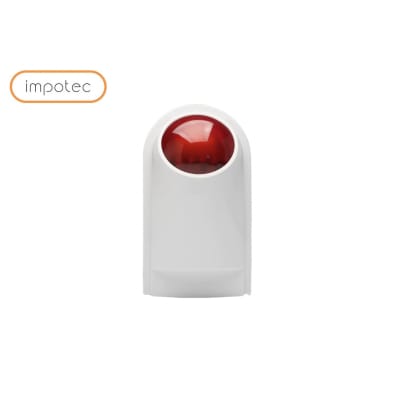 Sirena Alarma DP-500 Inalámbrica Exterior 120 dBi Estroboscópico