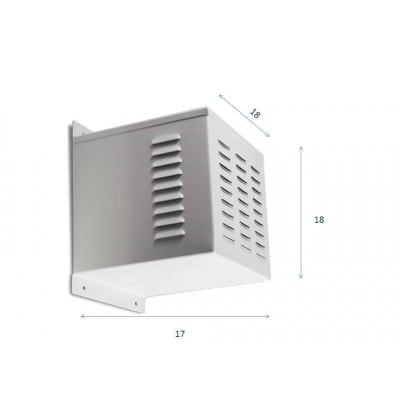 Gabinete Metálico Para Sirena Antivandálico 3