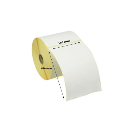 Rollo etiquetas termicas adhesivas 100mm x 150mm 500 unidades