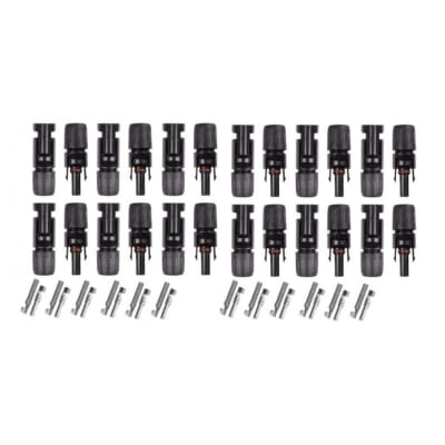 10 Pares Mc4 Conector Paneles Solares Sistemas Impotec