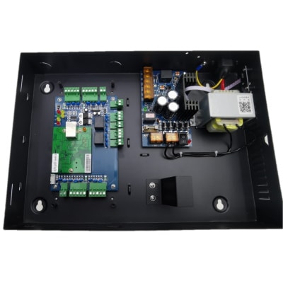 Panel Control de Acceso 2 Puertas + Fuentes UPS + Software 1