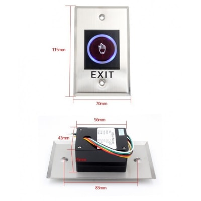 Boton Exit No Touch