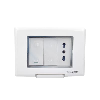 Hidrobox Interruptor Simple 9/12 + Tomacorriente 16A 1