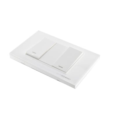 Interruptor 9/12 2 Modulos Linea Crystal