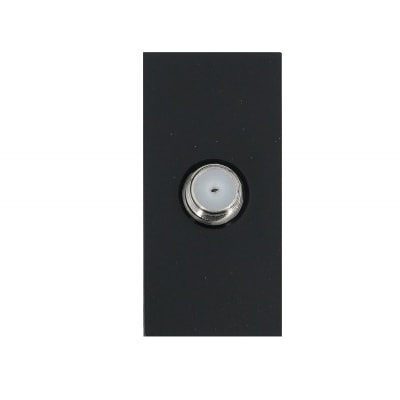 Modulo Toma TV Cable UltraSmart Crystal Black