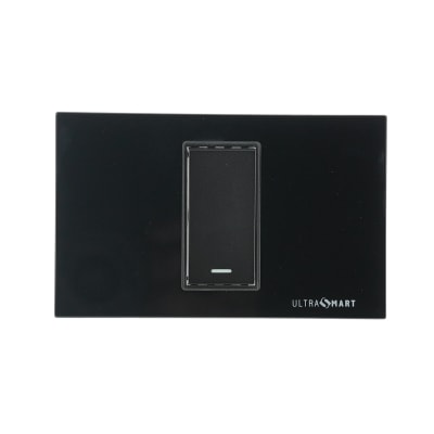 Interruptor Simple 9/12 Crystal Black